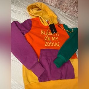 Graphic Multi Color Hoodie